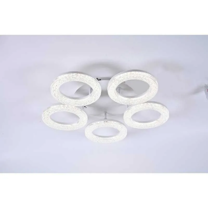 Потолочный светильник YKL34-06X6H Пять сверкающих колец (1)