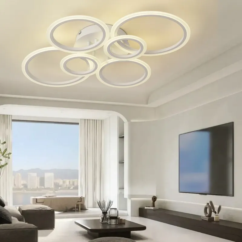 Потолочный светильник PM003 Шесть колец (3)